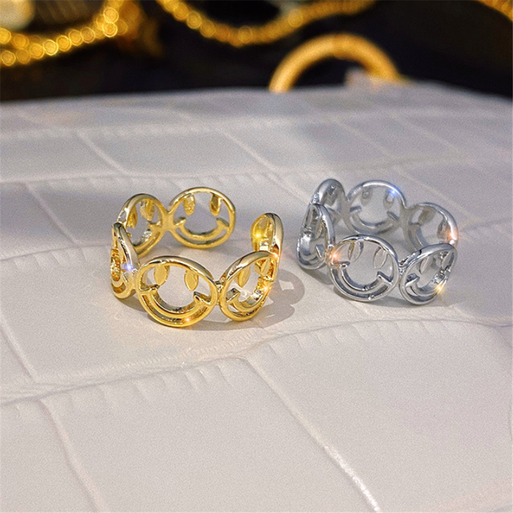 Yellow Gold Smile Adjustment Rings