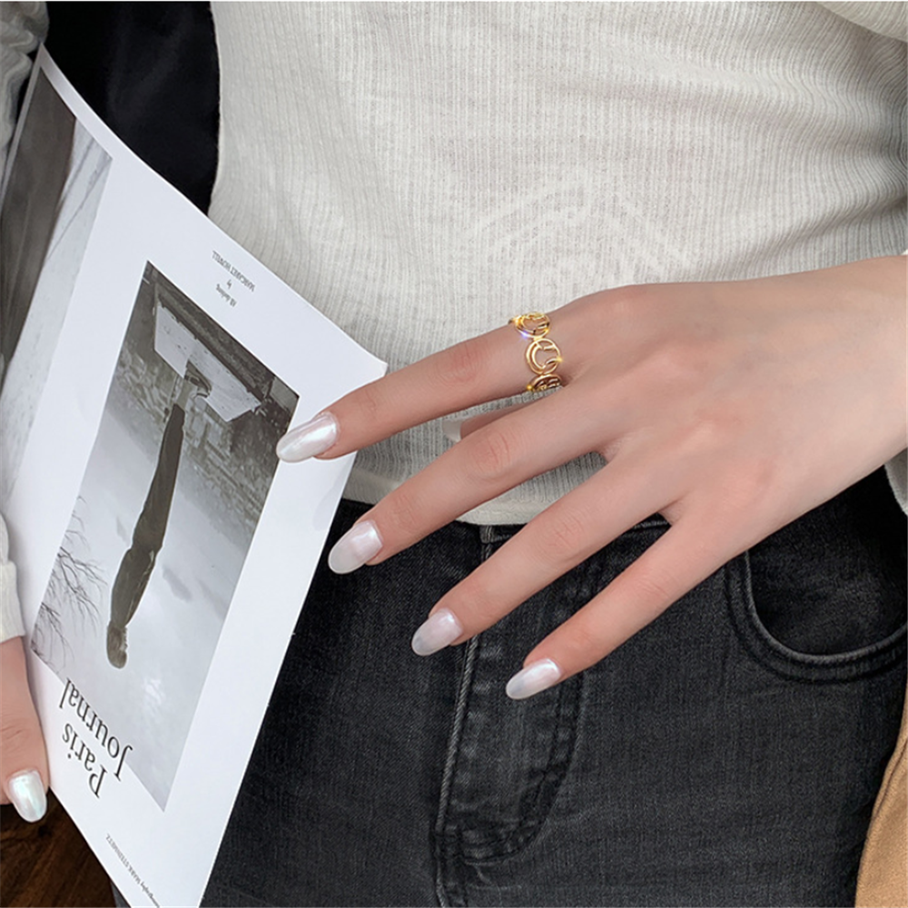 Yellow Gold Smile Adjustment Rings