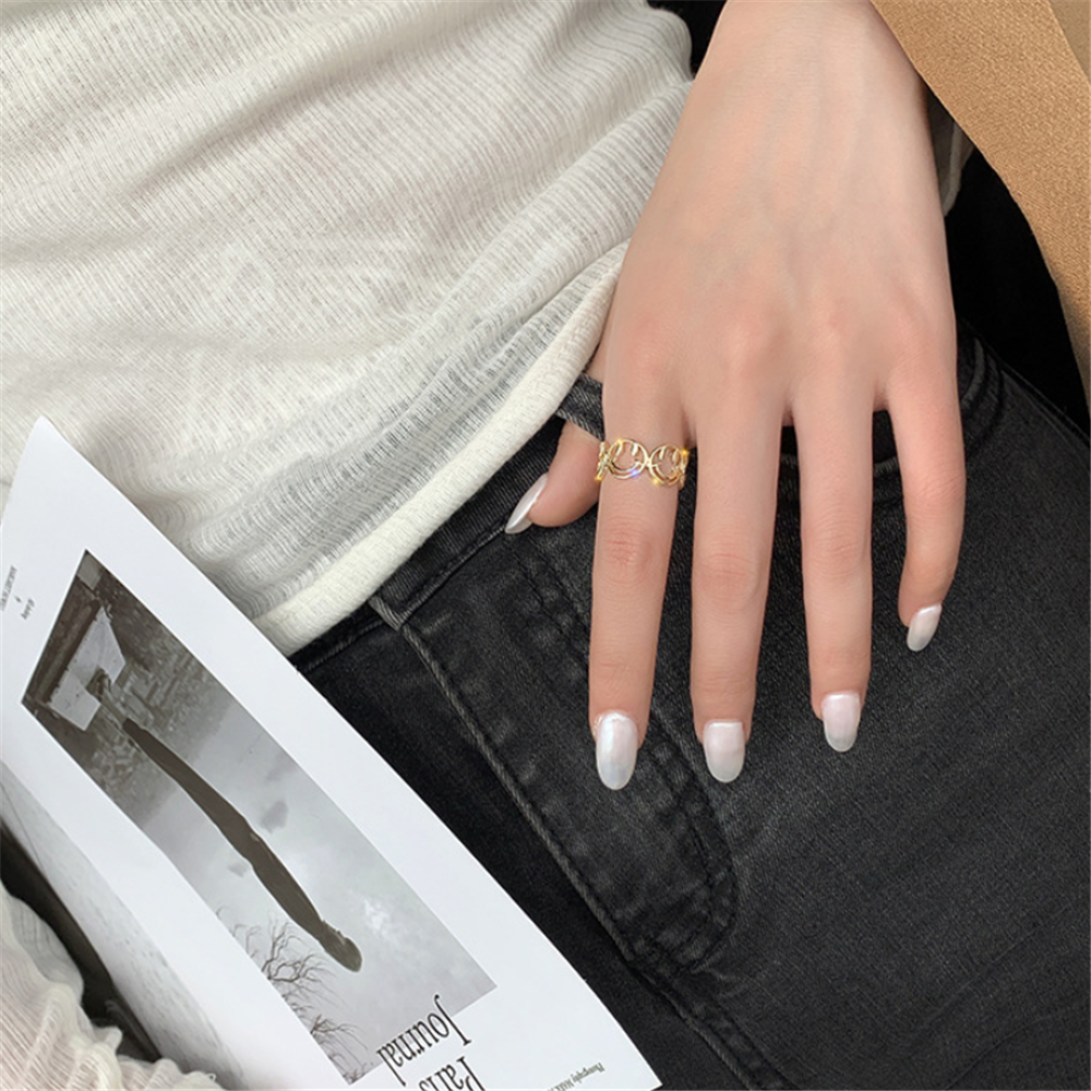 Yellow Gold Smile Adjustment Rings