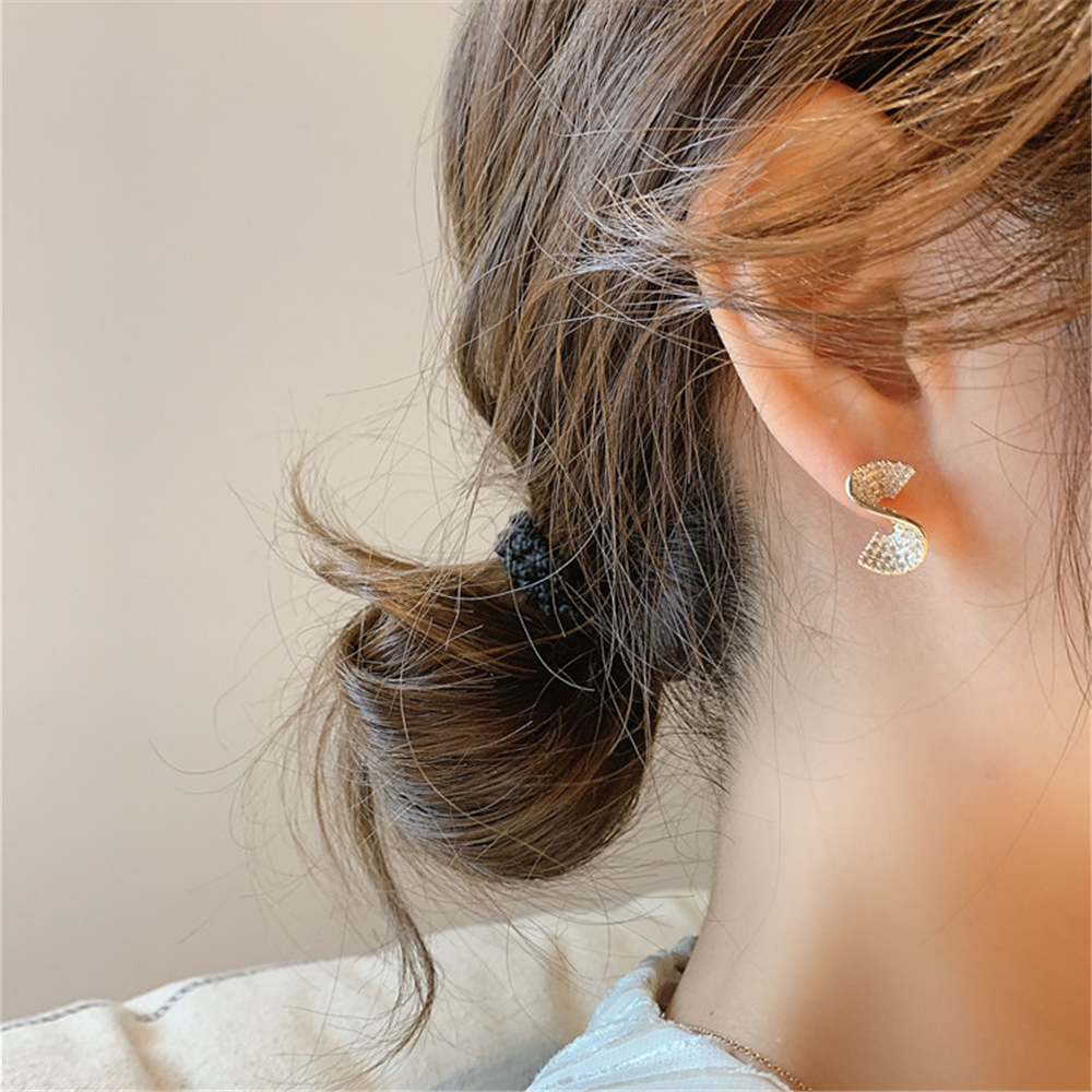 Cubic Zirconia Studs Earrings