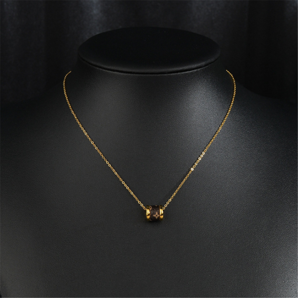 Monogram Statement Pendant Necklaces