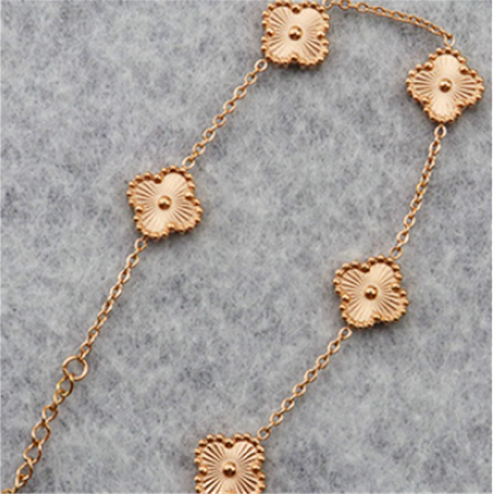 Vintage Gold Plated 3D Floral Bracelets