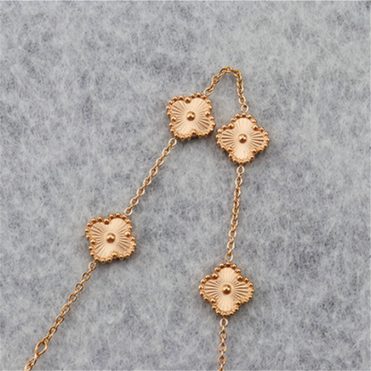 Vintage Gold Plated 3D Floral Bracelets