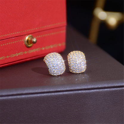 Minimalist Rhinestones Crystal Stud Earrings