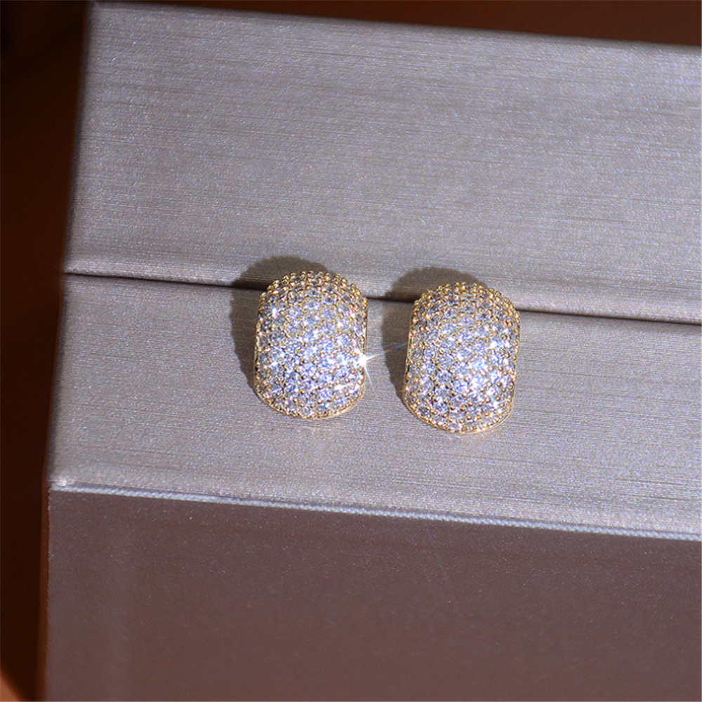 Minimalist Rhinestones Crystal Stud Earrings