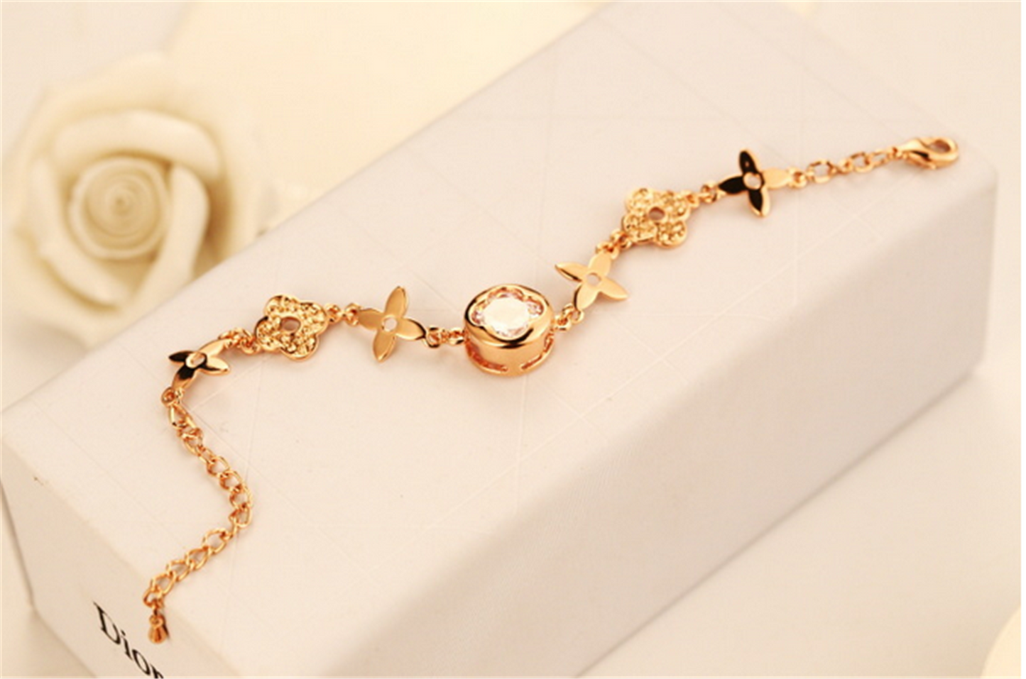 Minimalist Gold Plated Chain Bracelets