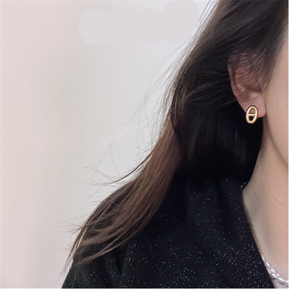 Minimalist Gold Plated Studs Earrings