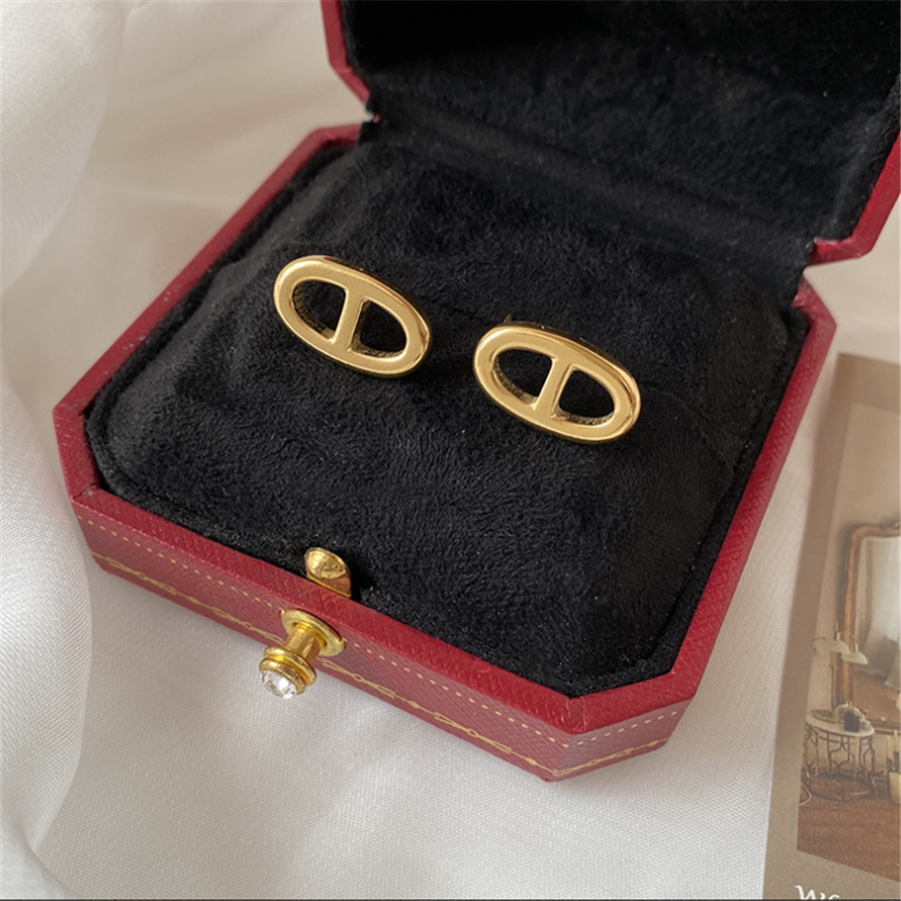 Minimalist Gold Plated Studs Earrings