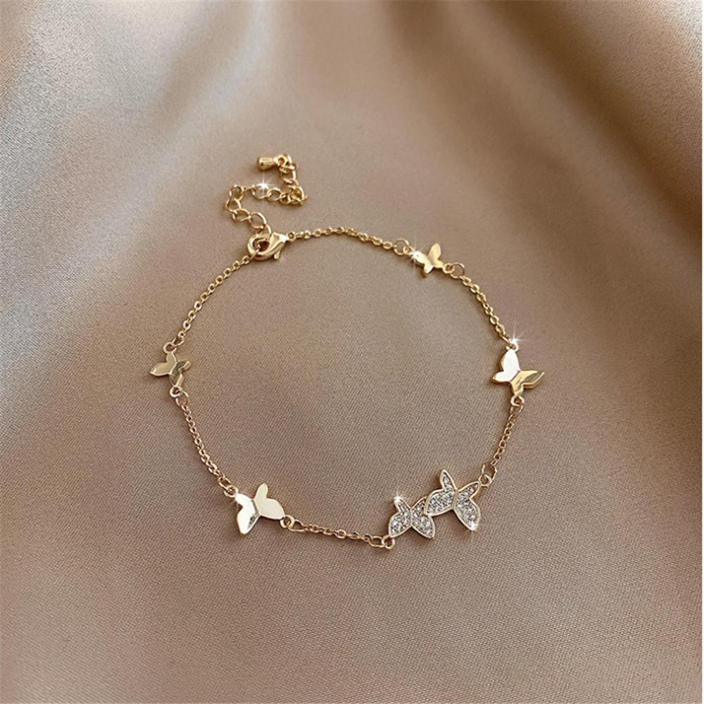 Gold Plated Butterfly Bracelets