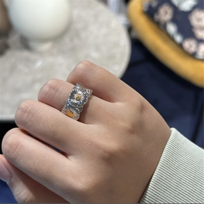 Vintage Floral Adjustment Rings