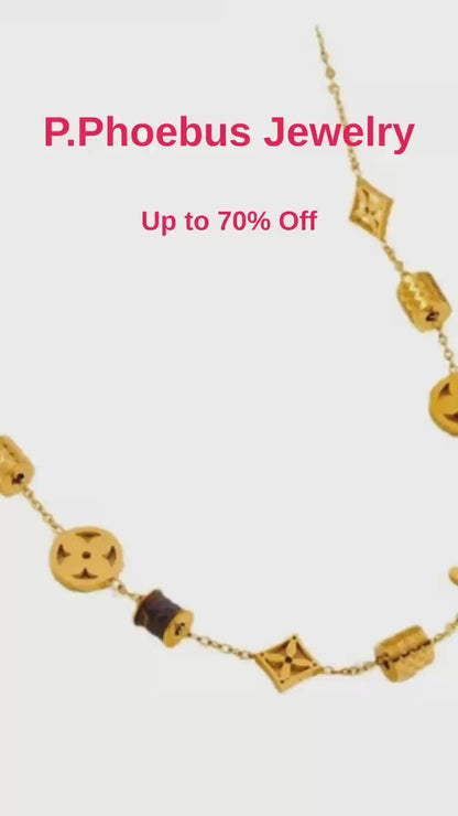 Monogram Statement Pendant Necklaces