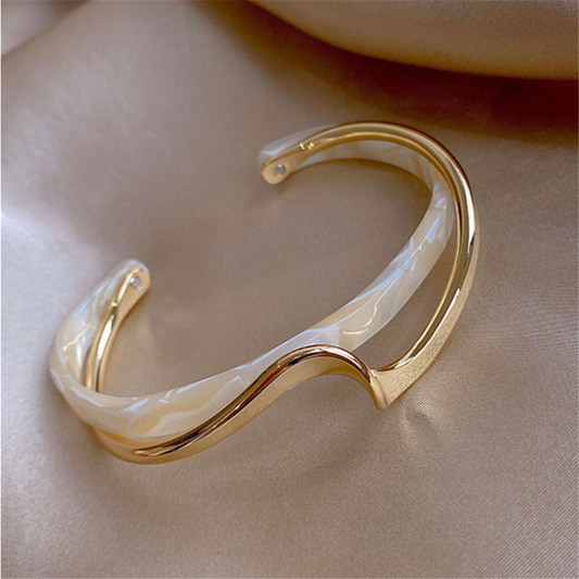 Minimalist Layers Bangle Cuff Bracelet