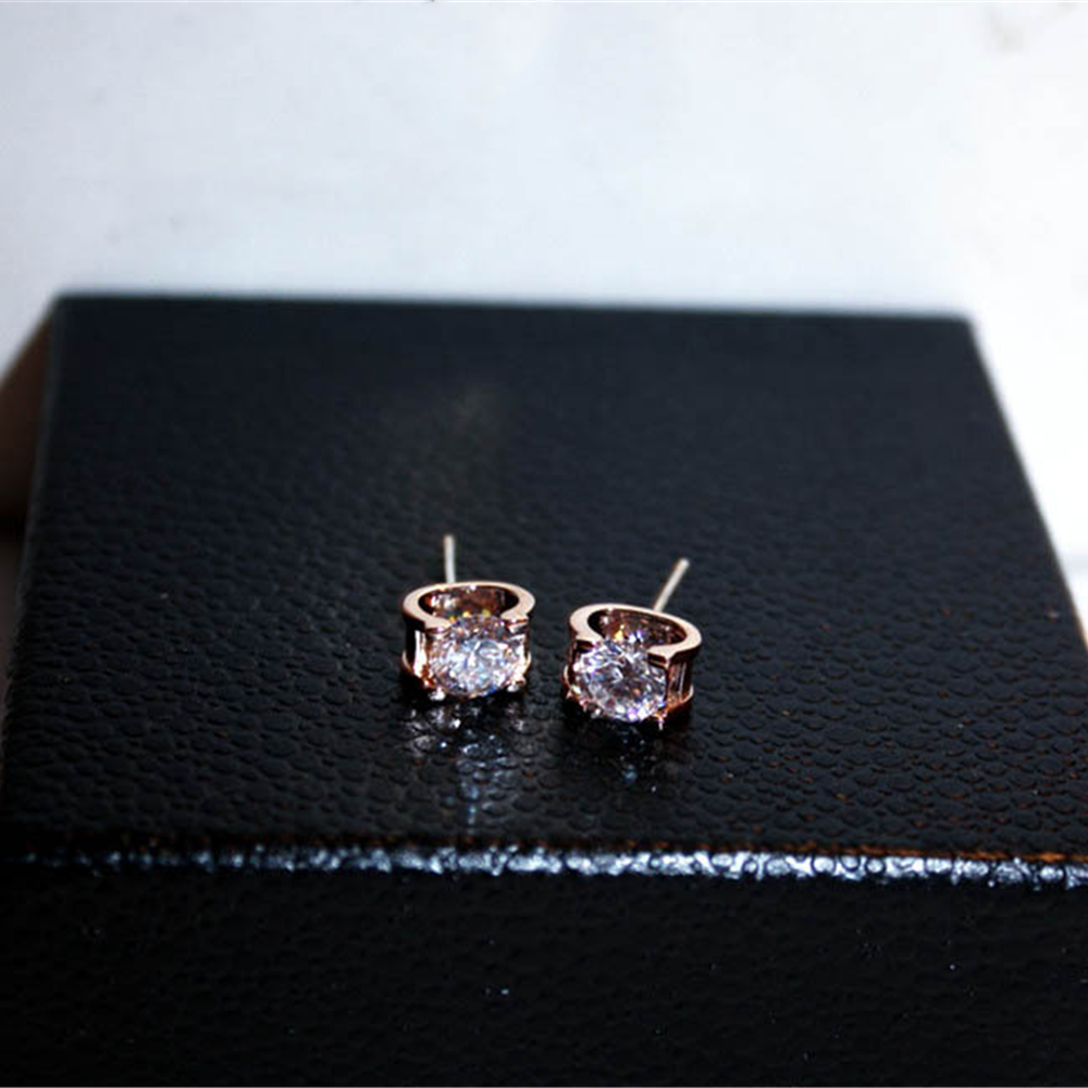 Cubic Zirconia Studs Earrings