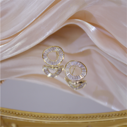 Minimalist Cubic Zirconia Studs Earrings