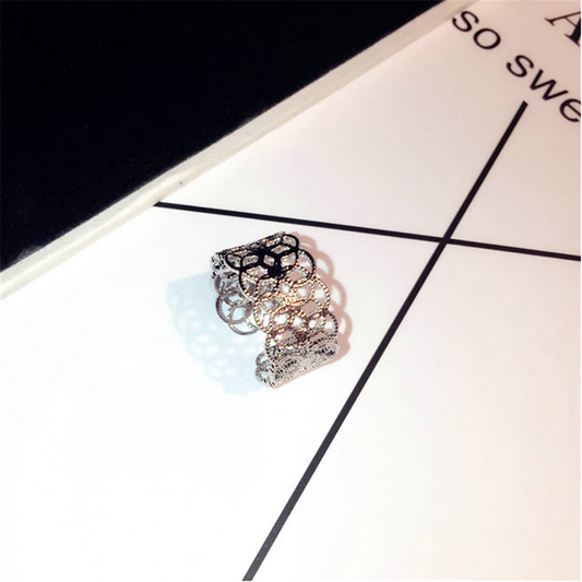 Lace Minimalist Hollow Out Ring