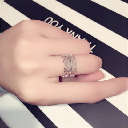 Lace Minimalist Hollow Out Ring